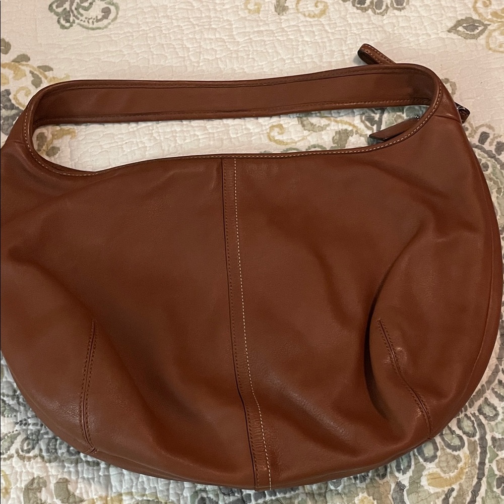 Coach Rich Brown Leather Hobo Bag - Picture 3 of 4